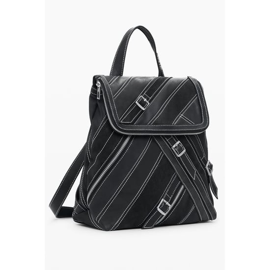 Desigual Schwarzer Polyurethan Damenrucksack - Image 2