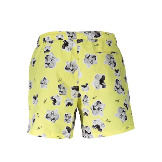 Karl Lagerfeld Gelbe Polyester Herren Bade-Boxershorts - Image 2