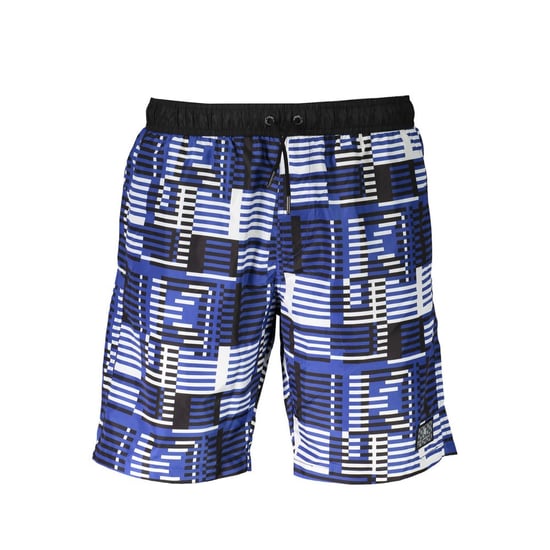 Karl Lagerfeld Blu Polyester Herren Badehose - Image 1
