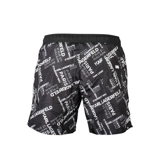 Karl Lagerfeld Schwarze Polyester Herren Badeboxer - Image 2