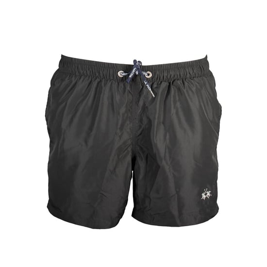 La Martina Schwarze Polyester Herren Badeshorts - Image 1