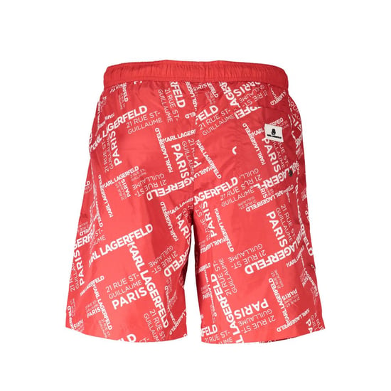 Karl Lagerfeld Rote Polyester Herren Bademode - Image 2