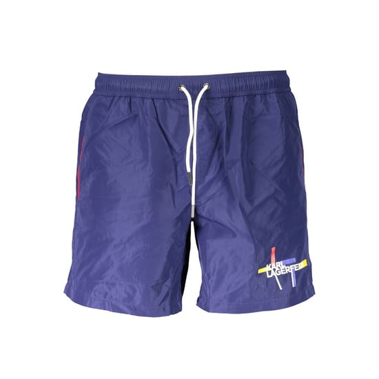 Karl Lagerfeld Blu Polyester Herren Schwimm-Boxer - Image 1