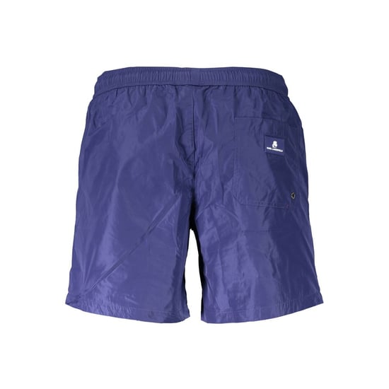 Karl Lagerfeld Blu Polyester Herren Schwimm-Boxer - Image 2