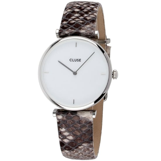 Cluse Beigefarbenes Lederarmbanduhr - Image 1