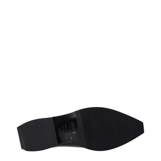 Moschino Schwarze Leder-Pantoletten - Image 5