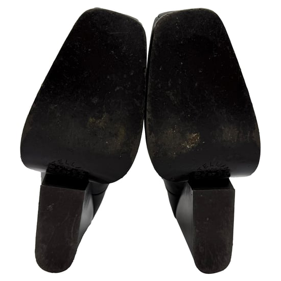 Stella McCartney Cowboy 80 Knöchelstiefel aus schwarzem Kunstleder - Image 6