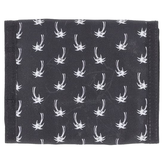 Saint Laurent Palm Tree Dreifach-Falten-Wallet aus schwarzem Nylon - Image 2