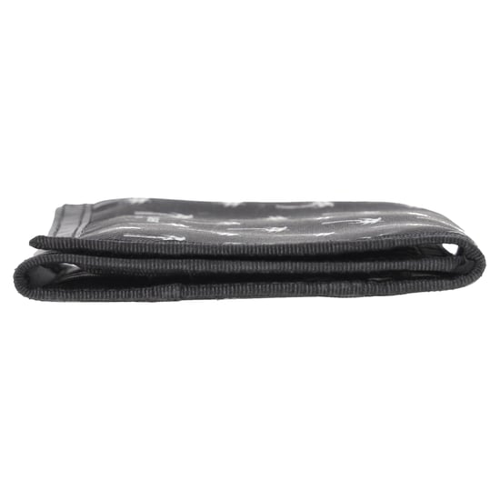 Saint Laurent Palm Tree Dreifach-Falten-Wallet aus schwarzem Nylon - Image 3