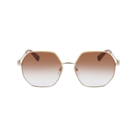Longchamp Gold Metall Sonnenbrille - Image 2