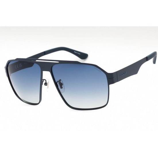 Police Blau Metall-Sonnenbrille - Image 1