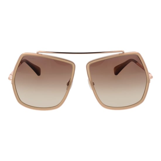 Max Mara Beige Metallsonnenbrille - Image 2