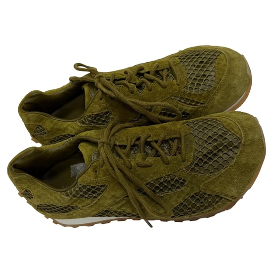 Bottega Veneta Orbit Sneakers aus olivgrünem Wildleder - Image 3