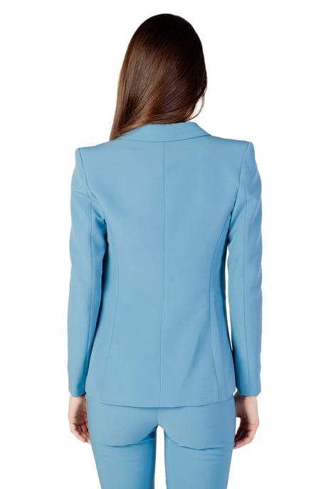 Hellblauer Blazer, taillierte Passform - Image 3