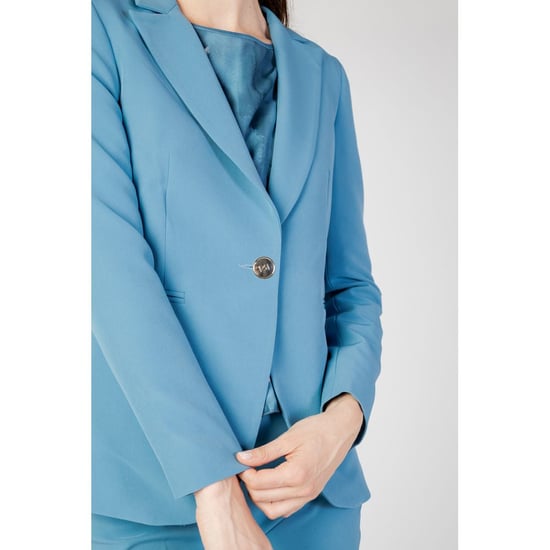 Hellblauer Blazer, taillierte Passform - Image 5