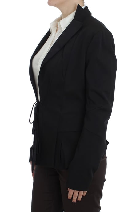 Maßgeschneiderter Blazer mit langen Ärmeln und Bindegürtel - Image 3