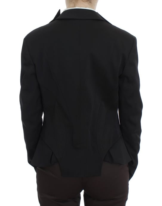 Maßgeschneiderter Blazer mit langen Ärmeln und Bindegürtel - Image 4