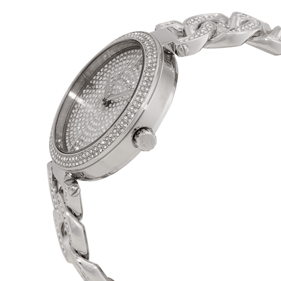 Michael Kors MK4675 Catelyn Damenarmbanduhr mit silbernem Zifferblatt - Image 3