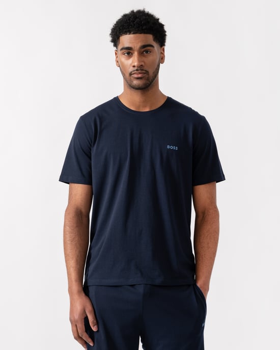 Mix&Match mit gesticktem Logo T-Shirt in Marineblau - Image 1