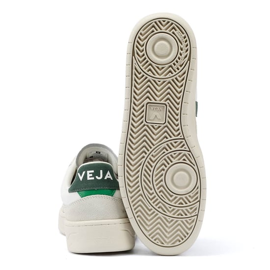 Veja V-90 Leder Männer Weiß/Grün Turnschuhe - Image 4
