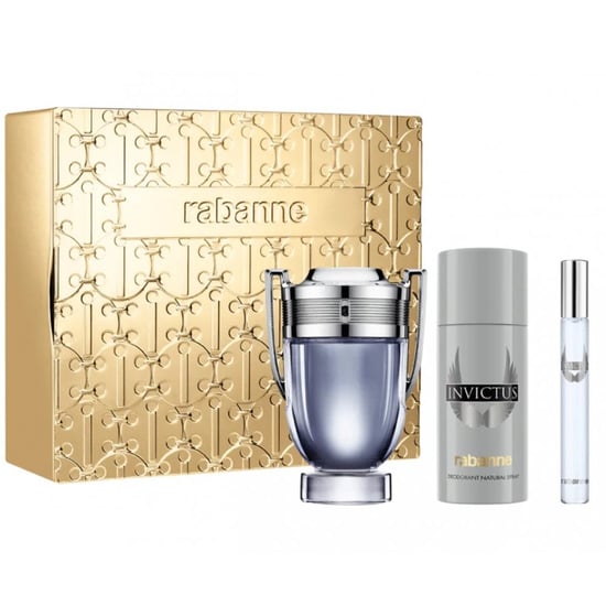 Paco Rabanne Invictus Geschenkset 100ml EDT Spray + 150ml Deodorant Spray + 10ml EDT - Image 1