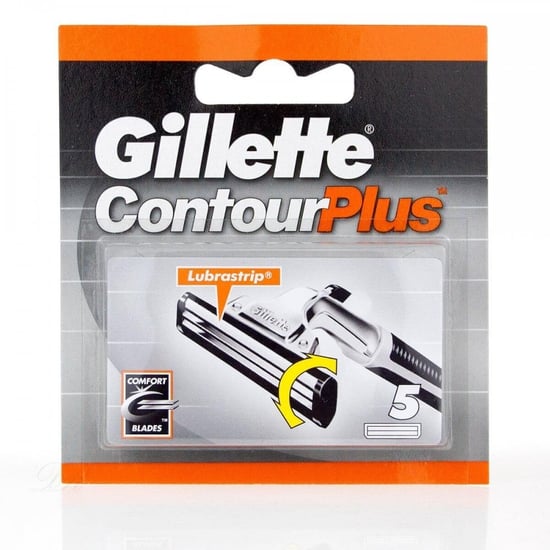 Gillette Contour Plus Razor Blades 5 Pack-Replacement Blades - Image 1