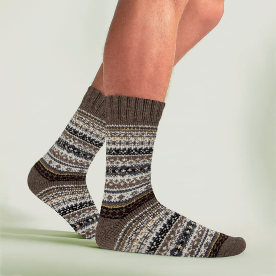 Herren Merinowoll-Mischung Wander-Socken Gepolsterte Wanderschuhe Socken - Image 3