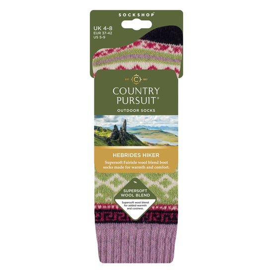 Damen Wandersocken aus Wollmischung mit gepolstertem Schaft - Image 2
