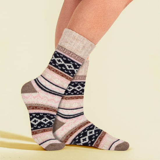 Damen Wolle-Mischung Wandersocken Gepolsterte Wanderschuh-Socken - Image 3