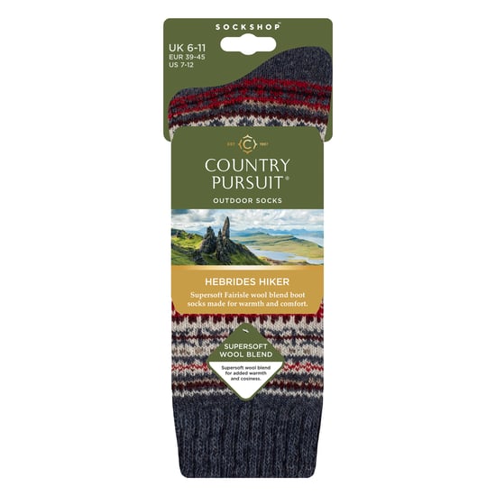 Herren Wander-Socken aus Wolle-Mix mit Polsterung für Stiefel - Image 2
