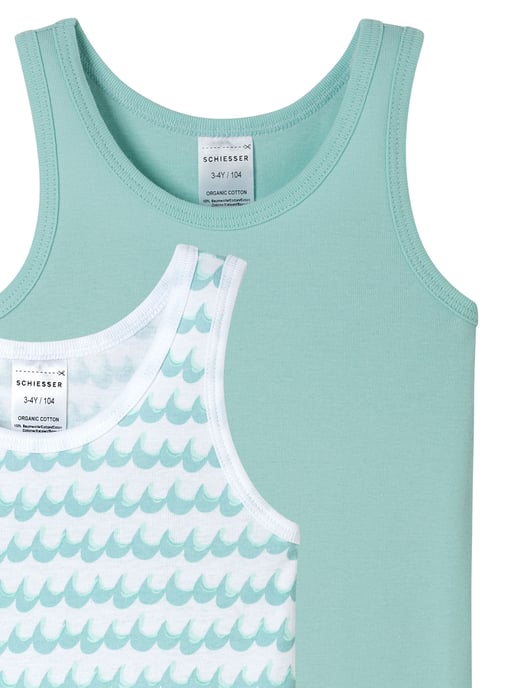 Schiesser Mädchen Unterhemd Fine RibAchselhemd, Tanktop, Unterziehshirt - Image 4