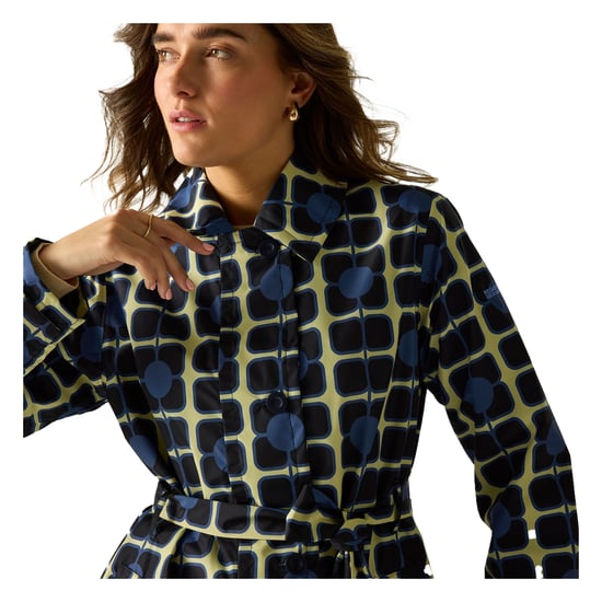 Regatta - "Orla Kiely" Trenchcoat für Damen, Wasserfest (Marine) - Image 4