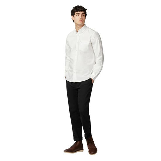 Ben Sherman - Hemd für Herren, Oxford-Stil, Langärmlig (Weiß) - Image 3