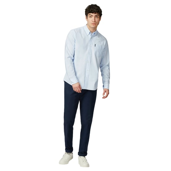 Ben Sherman - Hemd für Herren, Oxford-Stil, Langärmlig (Himmel) - Image 3