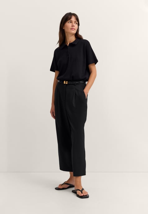 Bugatti Damen Freizeithose Modern Fit mit Bundfalte - Image 4