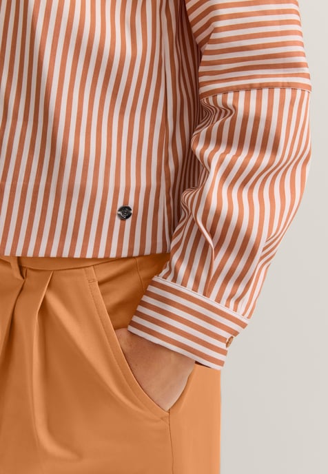 Bugatti Damen Bluse gestreift aus Baumwollmischung - Image 4