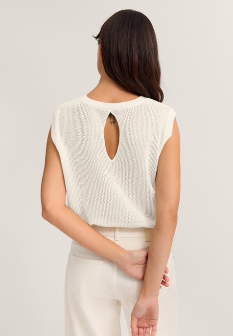 Bugatti Damen Strick-Top Regular Fit aus Baumwolle - Image 2
