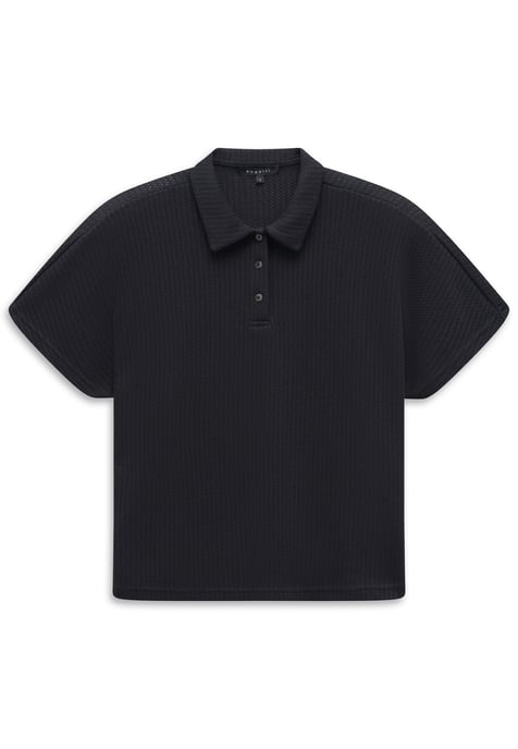 Bugatti Damen T-Shirt aus strukturierter Baumwollmischung - Image 3