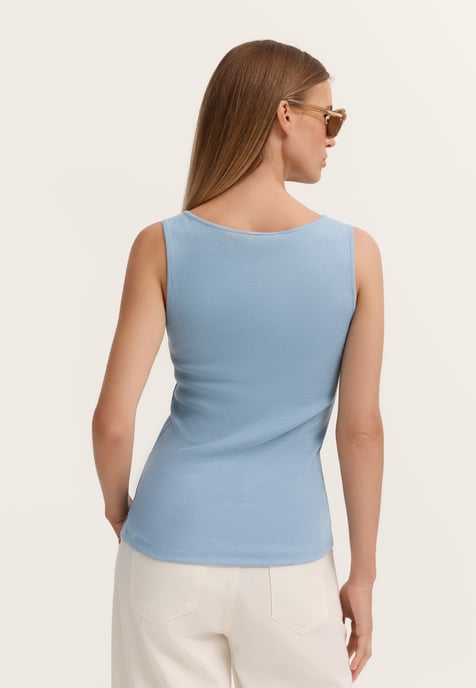 Bugatti Damen T-Shirt gerippt Jersey aus Viskosemischung - Image 2