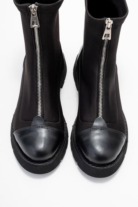 Martos Stretch Stiefelette mit Vorderreißverschluss (Damen) - Image 2