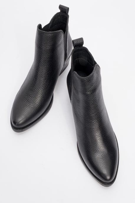 Dovena Leder Blockabsatz Stiefelette (Damen) - Image 2