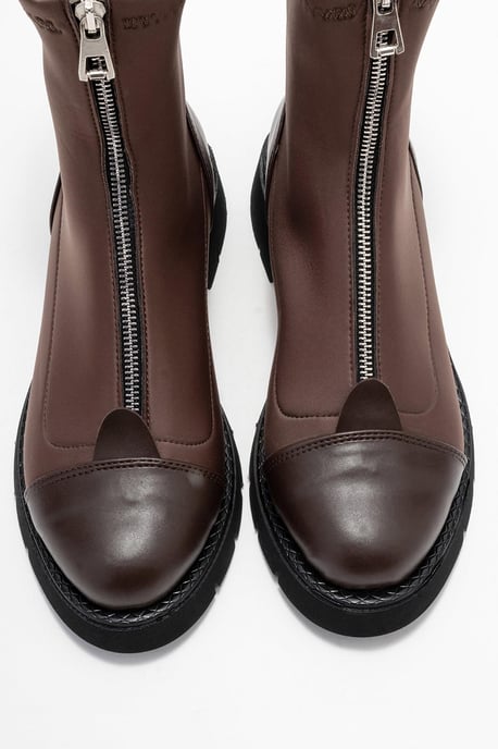 Martos Stretch Stiefelette mit Vorderreißverschluss (Damen) - Image 3