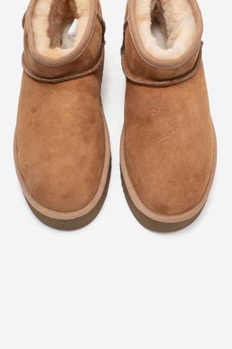 Havana Leder-Plateauform Stiefelette - Image 3