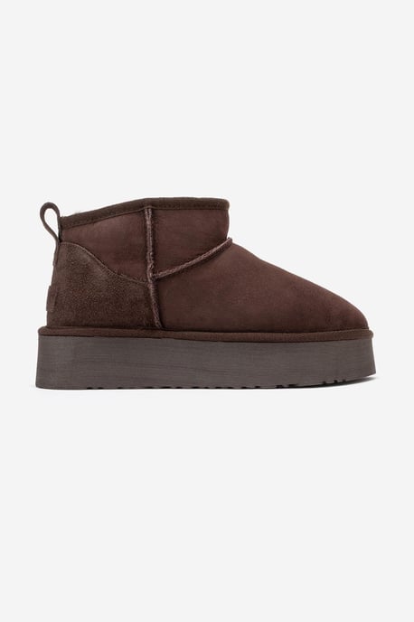 Havana Leder-Plateauform Stiefelette - Image 6