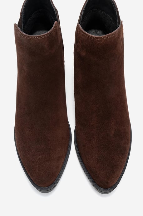 Dovena Leder Blockabsatz Stiefelette (Damen) - Image 2