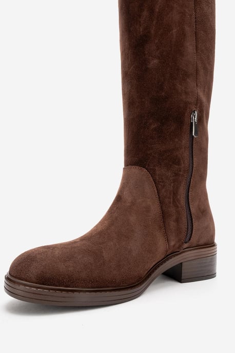 Petya Leder Oberschenkelhoher Stiefel - Image 4