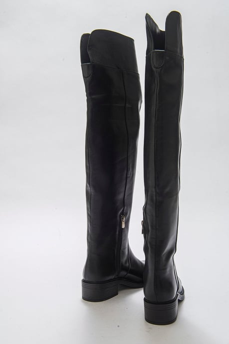 Petya Leder Oberschenkelhoher Stiefel - Image 6