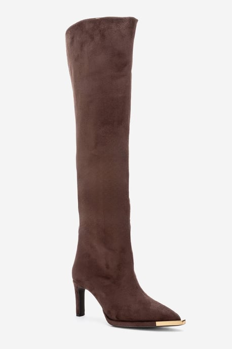 Vody Overknee Stiefel mit Reißverschluss und Stilettoabsatz (Damen) - Image 1