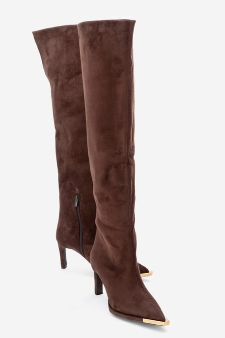 Vody Overknee Stiefel mit Reißverschluss und Stilettoabsatz (Damen) - Image 2