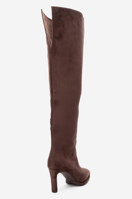Vody Overknee Stiefel mit Reißverschluss und Stilettoabsatz (Damen) - Image 5